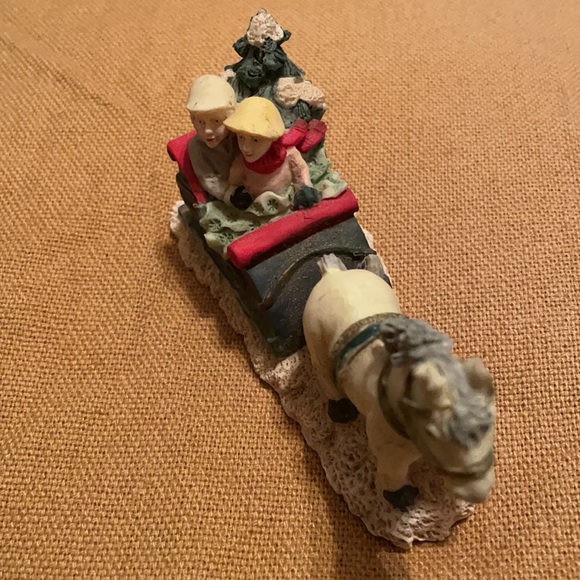 One Horse Open Sleigh Model Decoration, collectible piece or decoration - Picture 2 of 10